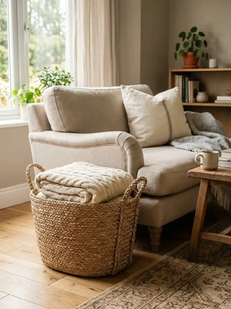 16. Woven Baskets for Soft Storage