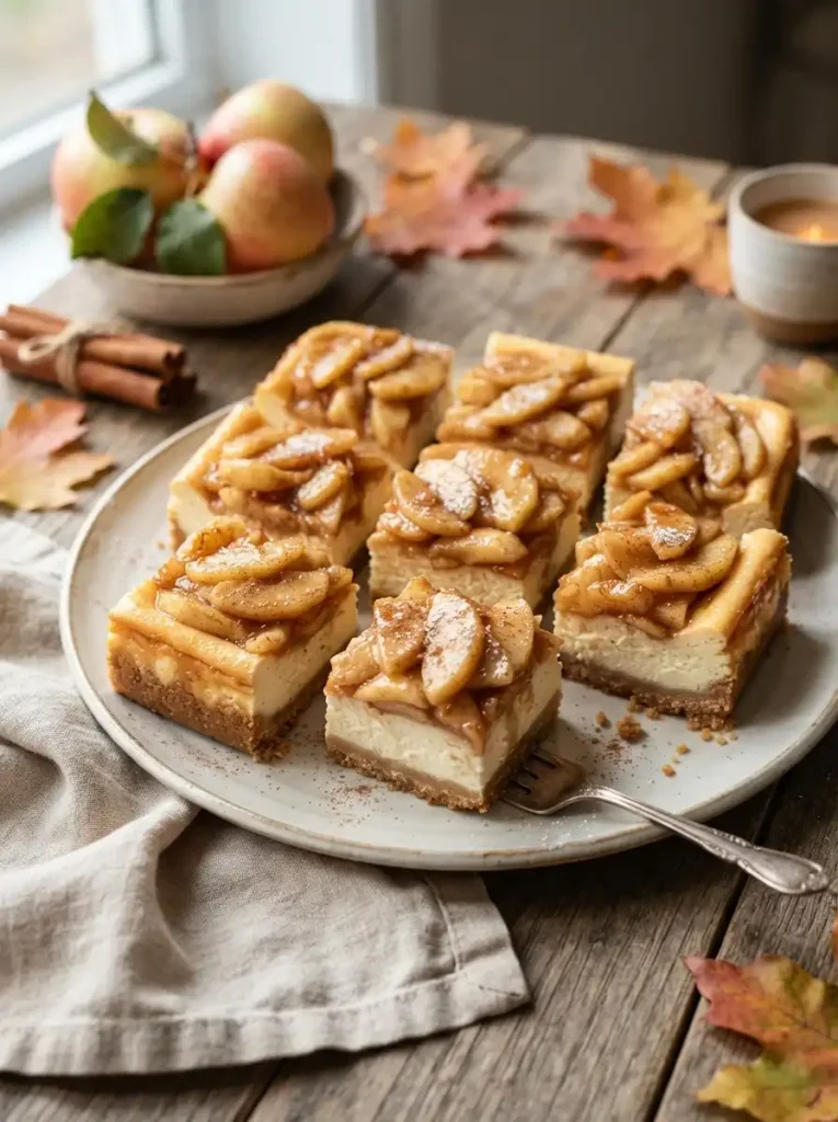 17. Apple Cinnamon Cheesecake Bars