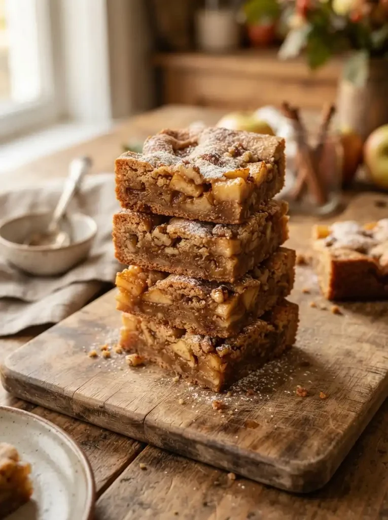17. Brown Butter Apple Blondies