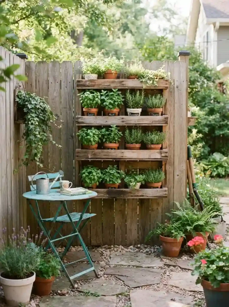 17. Build a Vertical Herb Garden