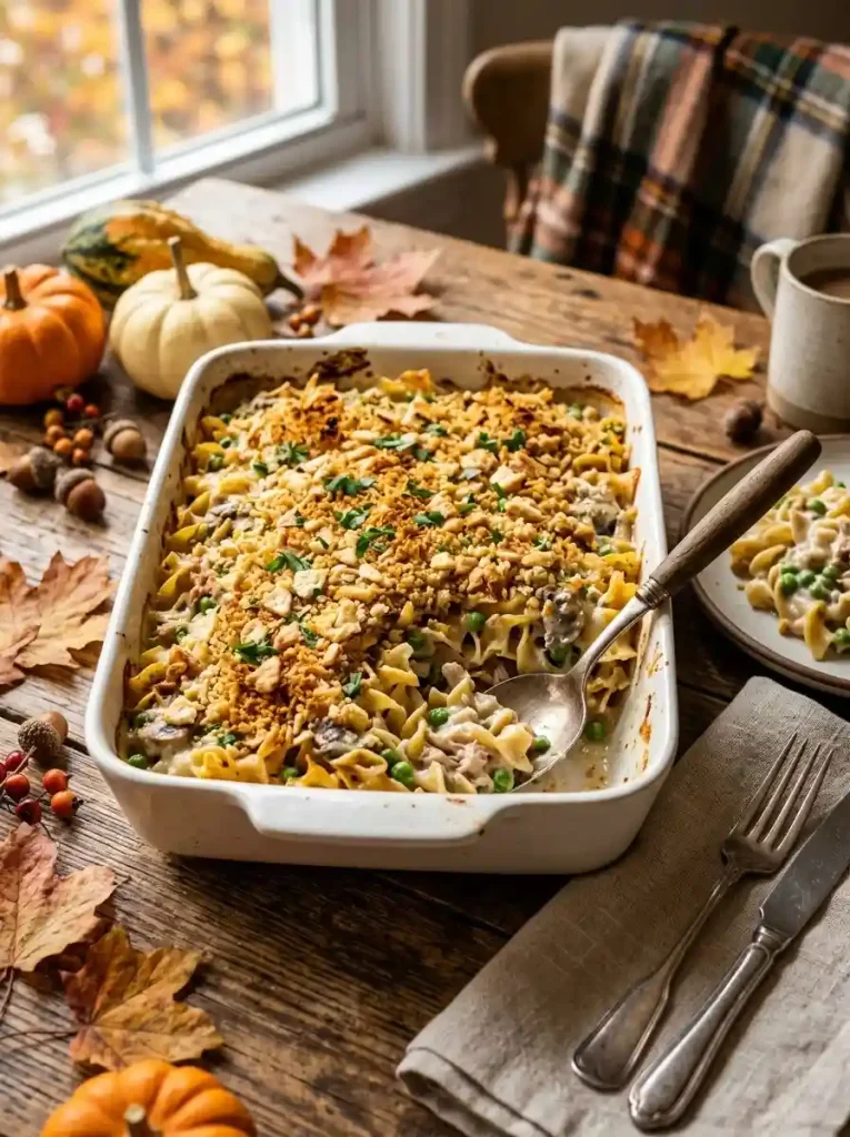 17. Creamy Tuna Noodle Casserole