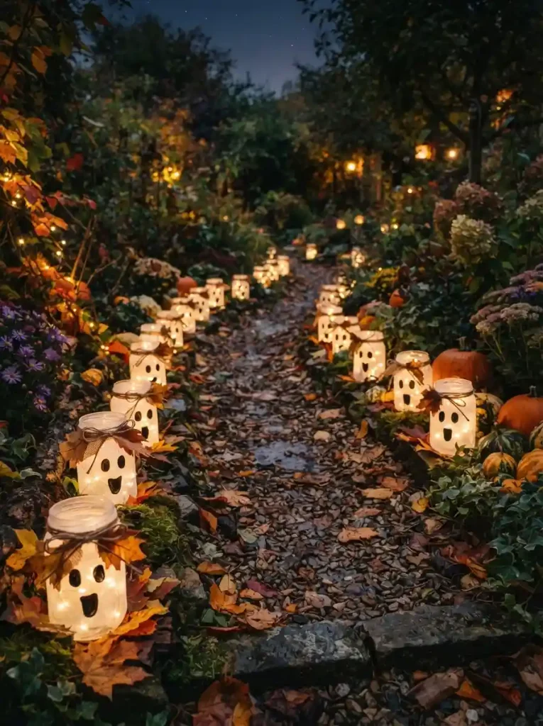 17. Glowing Ghost Jars