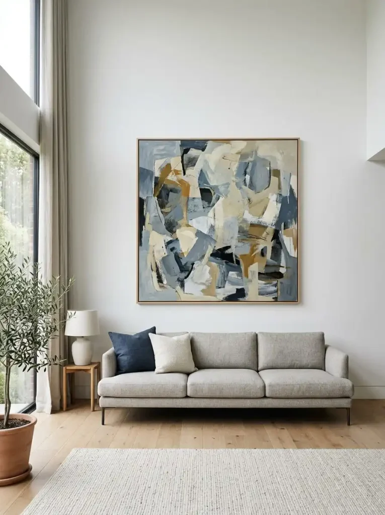17. Hang One Large Piece Instead of a Gallery Cluster
