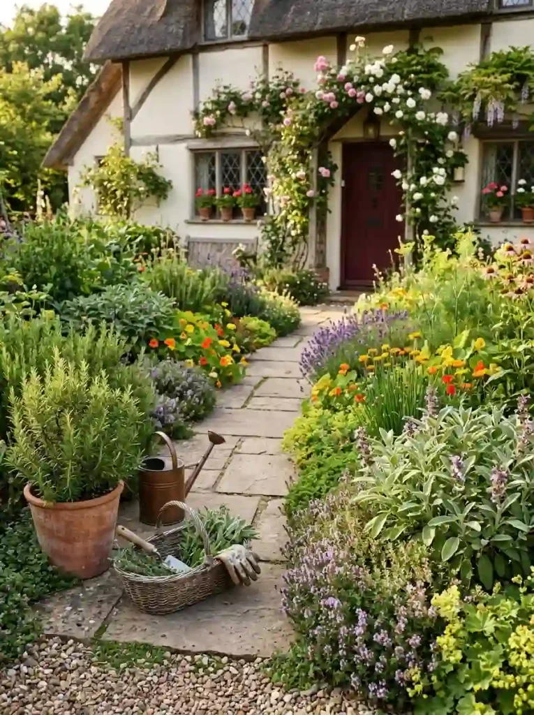 17. Mix Edible Herbs Into the Front Garden