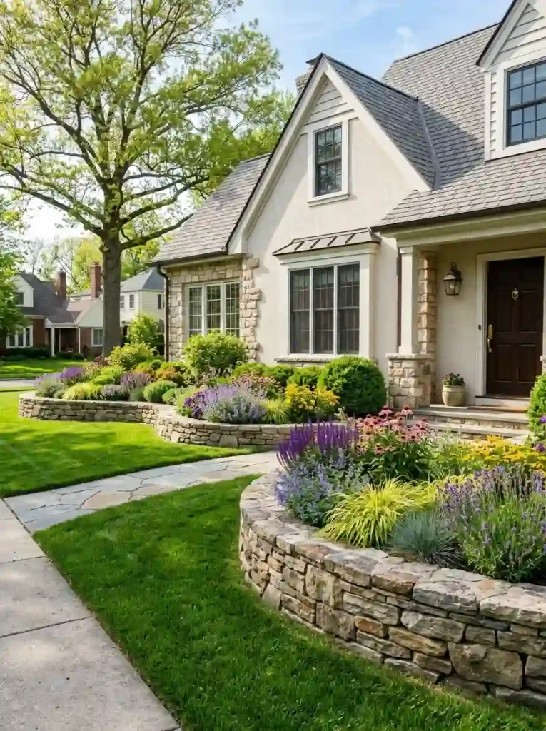 17. Raised Front Garden Beds