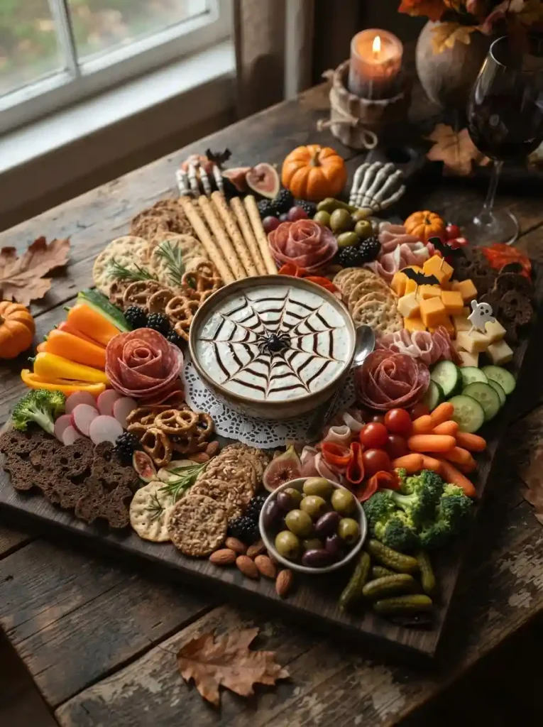 17. Spiderweb Dip Board