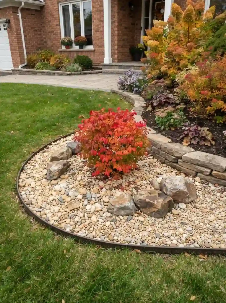 18. Add a Small Gravel Accent Area