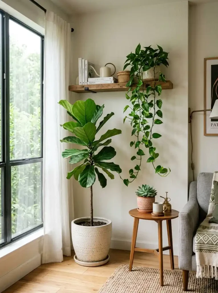 18. Group Two or Three Plants at Varying Heights