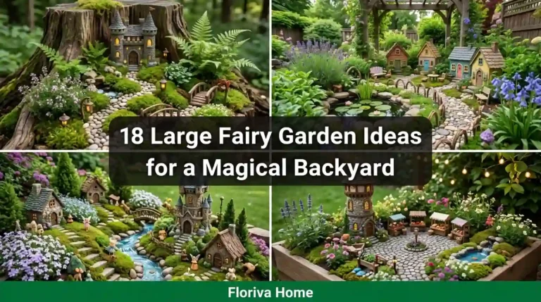 Large Fairy Garden Ideas for a Magical Backyard