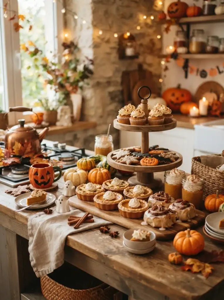 18. Pumpkin Spice Dessert Corner