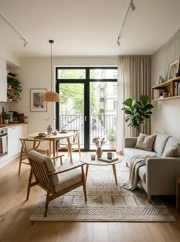 18. Use a Rug to Define the Living Area