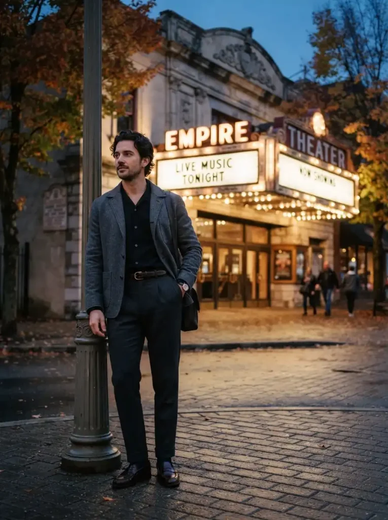 18. Vintage-Inspired Black Outfit
