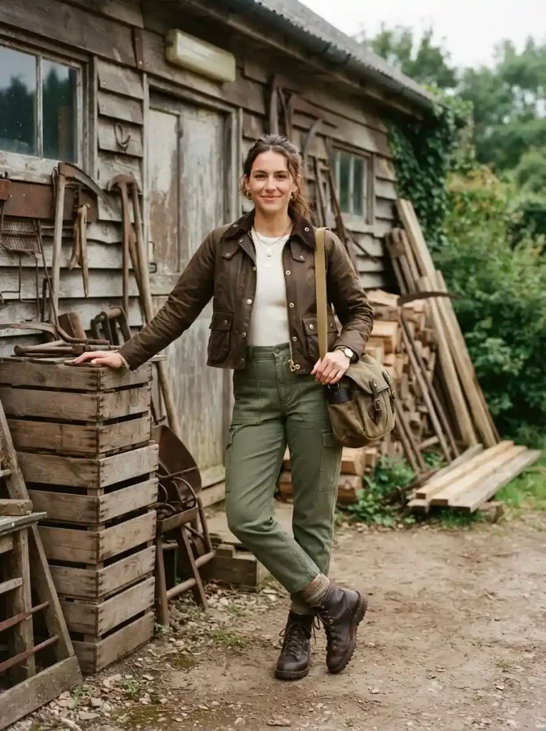 19. Barn Jacket With Cargo Pants