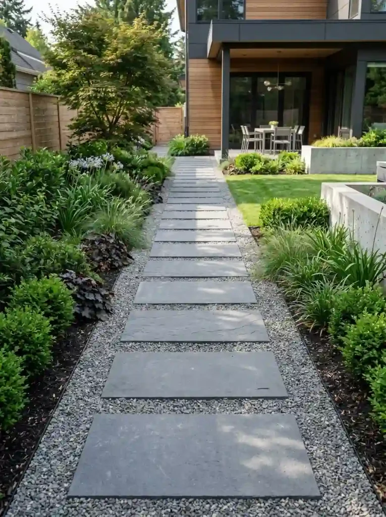 19. Combine Gravel With Stepping Stones
