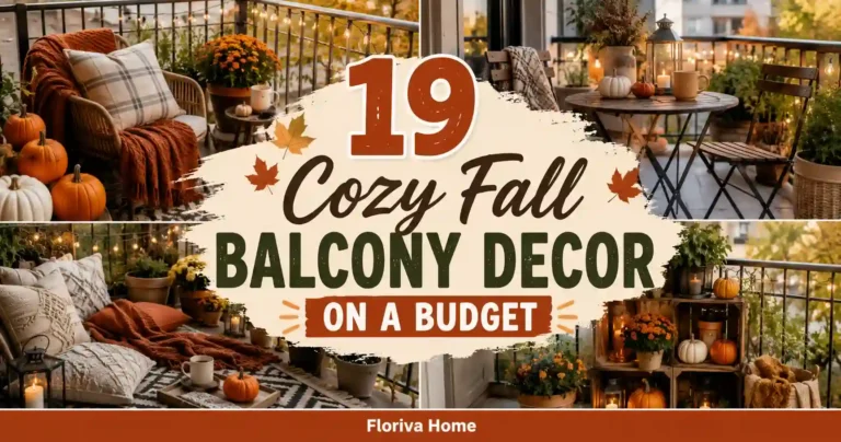 Cozy Fall Balcony Decor on a Budget 