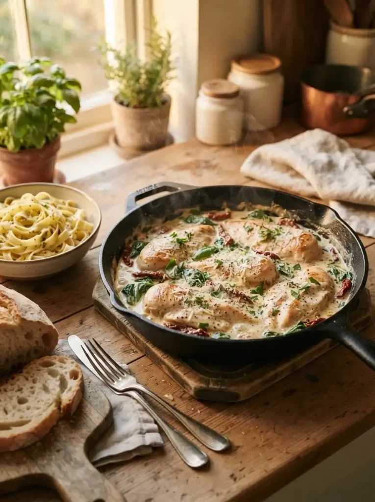 19. Creamy Tuscan Chicken