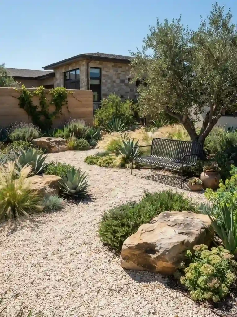 19. Create a Low-Maintenance Gravel Garden