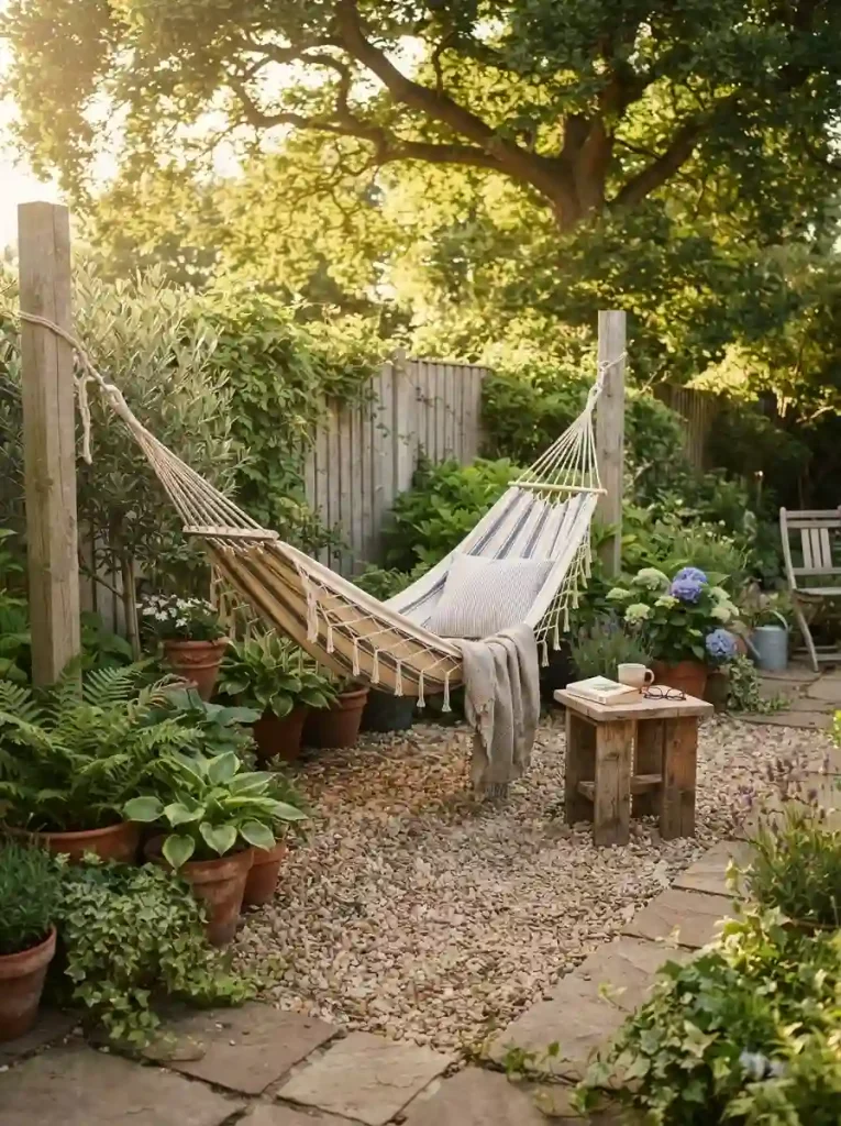 19. Create a Relaxing Hammock Spot