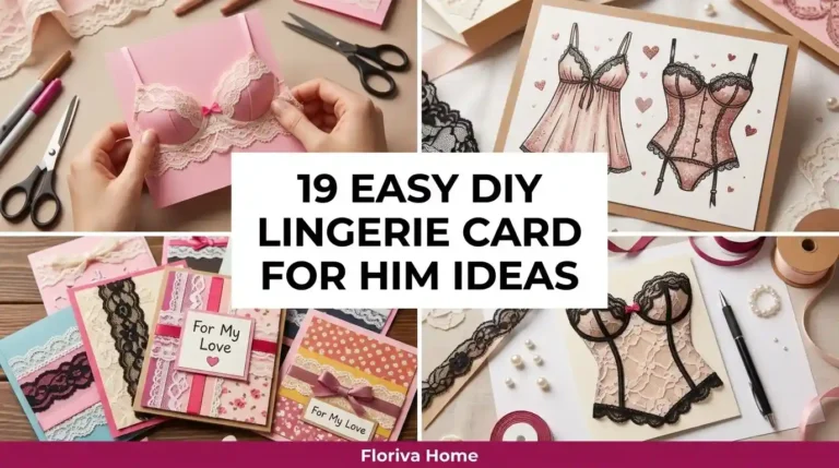 Easy DIY Lingerie Card for Him Ideas