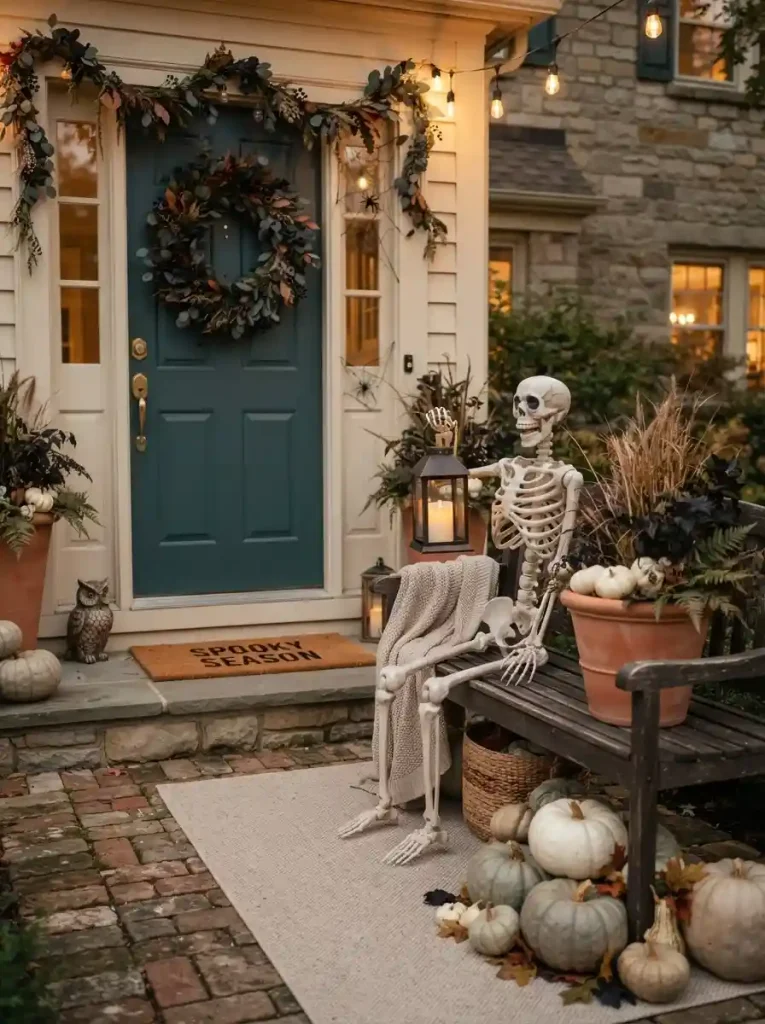 19. Elegant Skeleton Accent