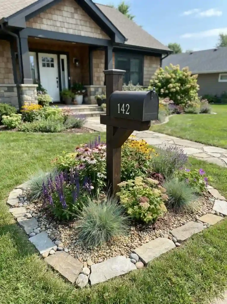 19. Gravel Garden Around a Mailbox