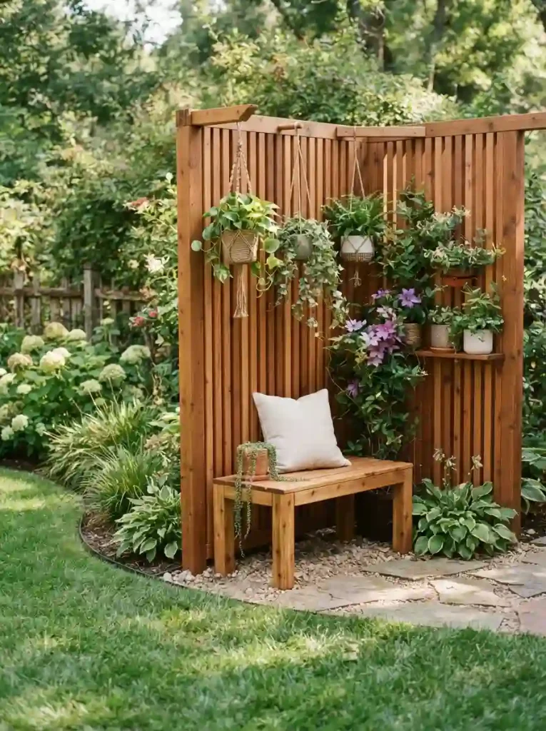 19. Make a DIY privacy screen