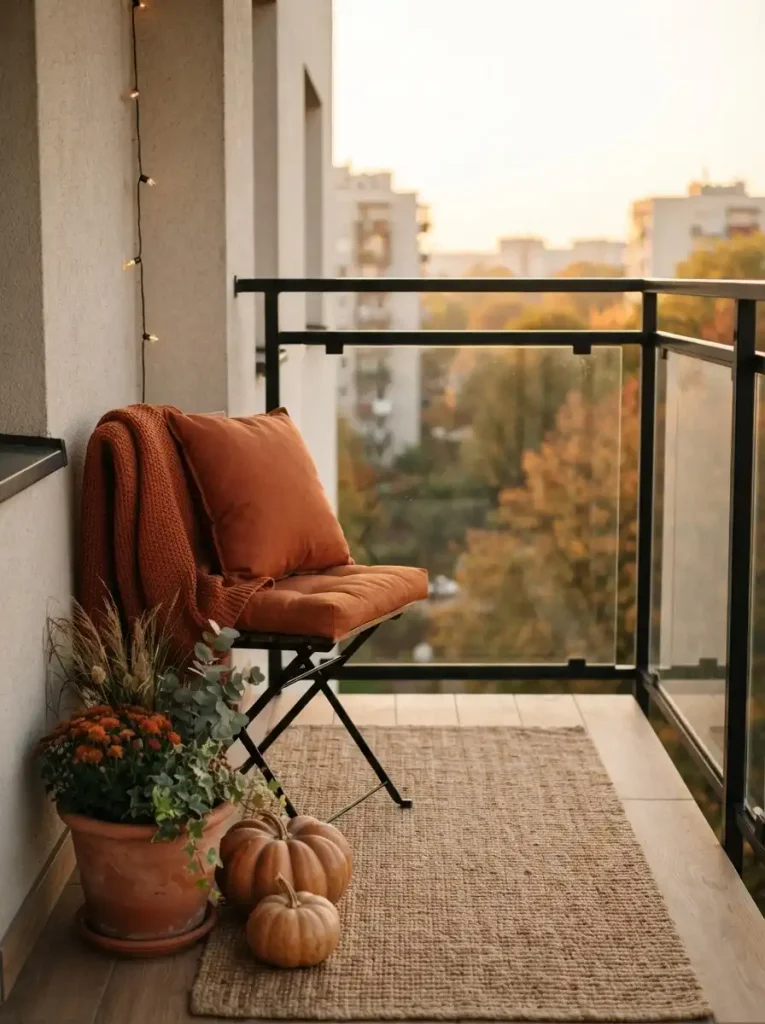 19. Simple One-Color Autumn Retreat