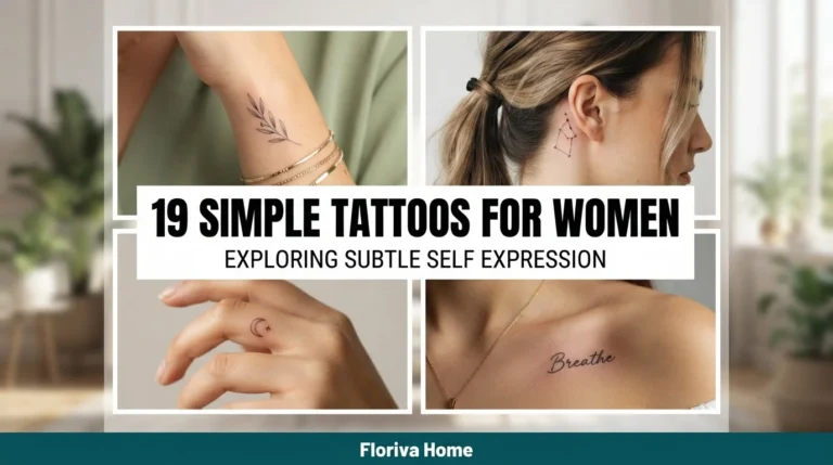19 Simple Tattoos for Women Exploring Subtle Self-Expression