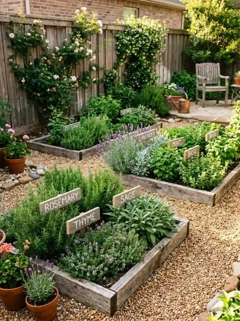 2. Build a Gravel Herb Garden