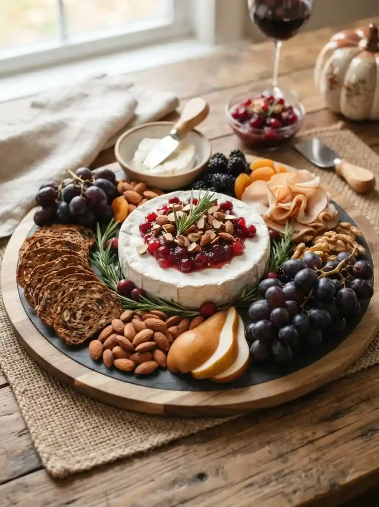 2. Cranberry and Brie Celebration Board