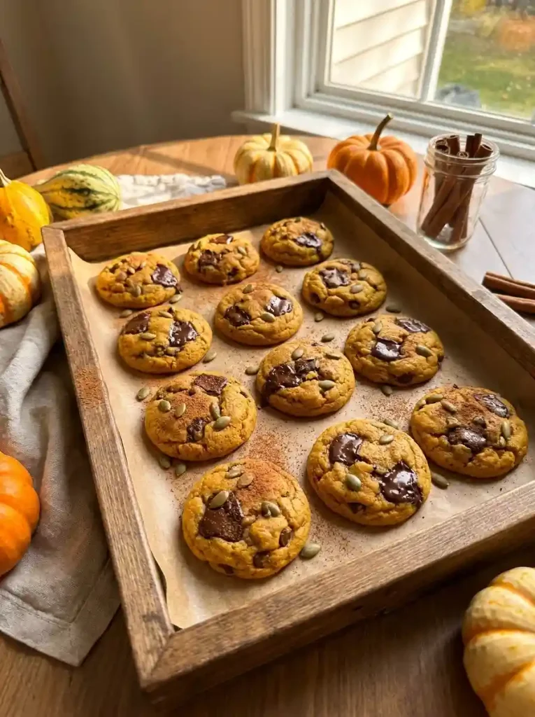 2. Pumpkin Chocolate Chip Cookies