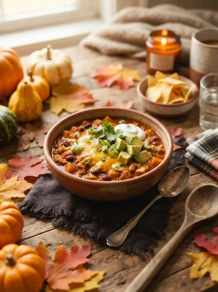 2. Pumpkin Turkey Chili