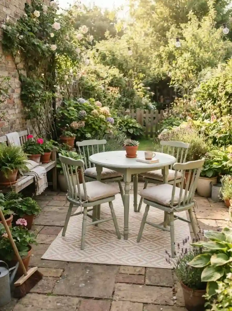 2. Refresh Old Patio Furniture With Paint