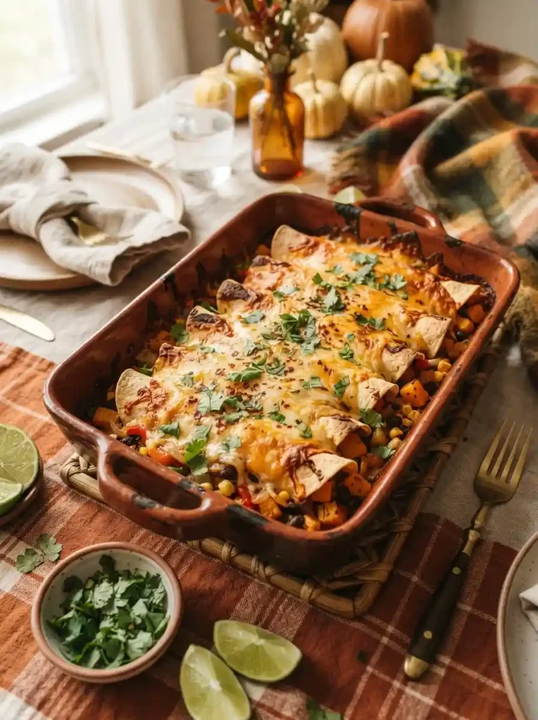 20. Autumn Vegetable Enchiladas