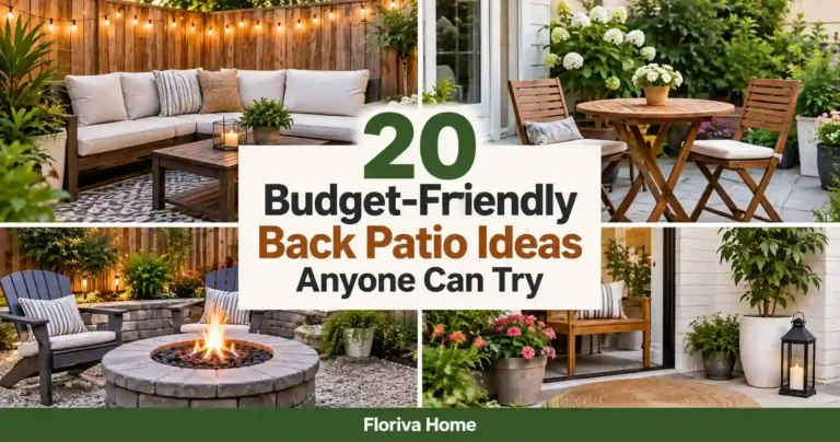 Budget-Friendly Back Patio Ideas Anyone Can Try