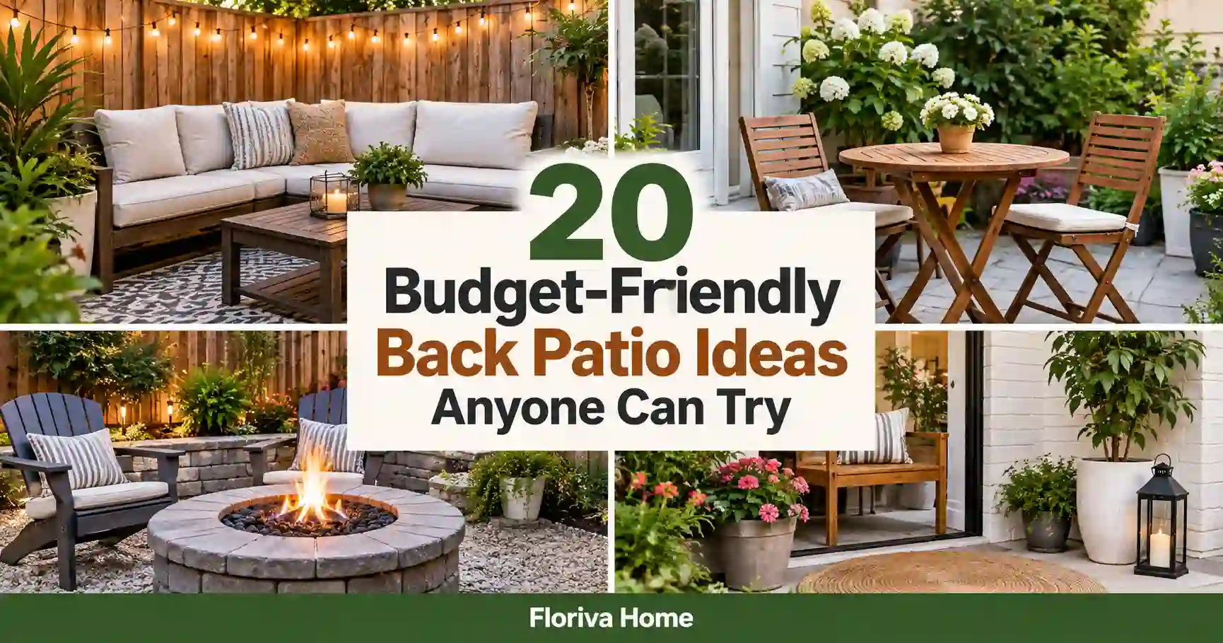 Budget-Friendly Back Patio Ideas Anyone Can Try