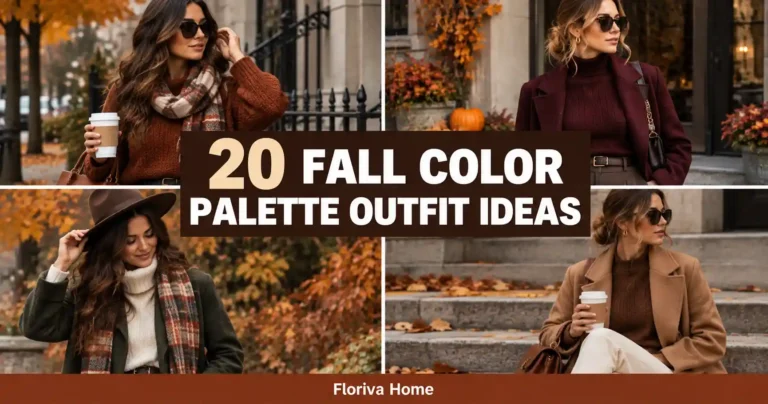 Fall Color Palette Outfit Ideas