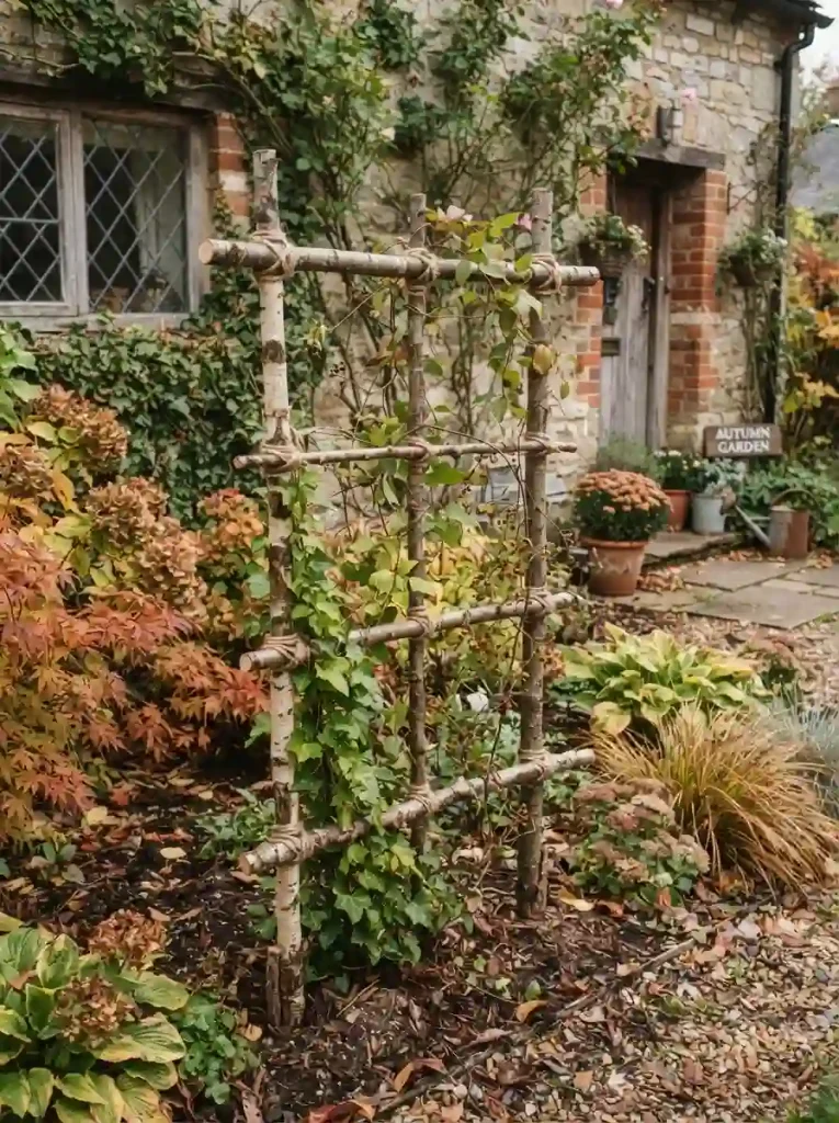 20. Make a DIY Branch Trellis for Climbing Plants