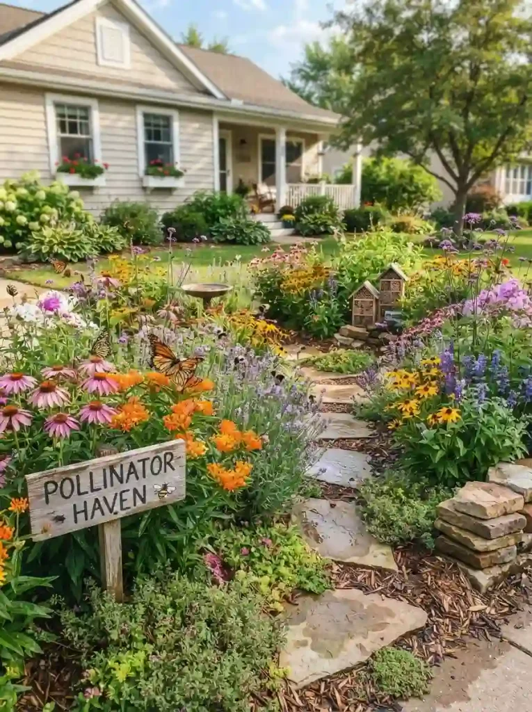 20. Make a tiny pollinator-friendly garden
