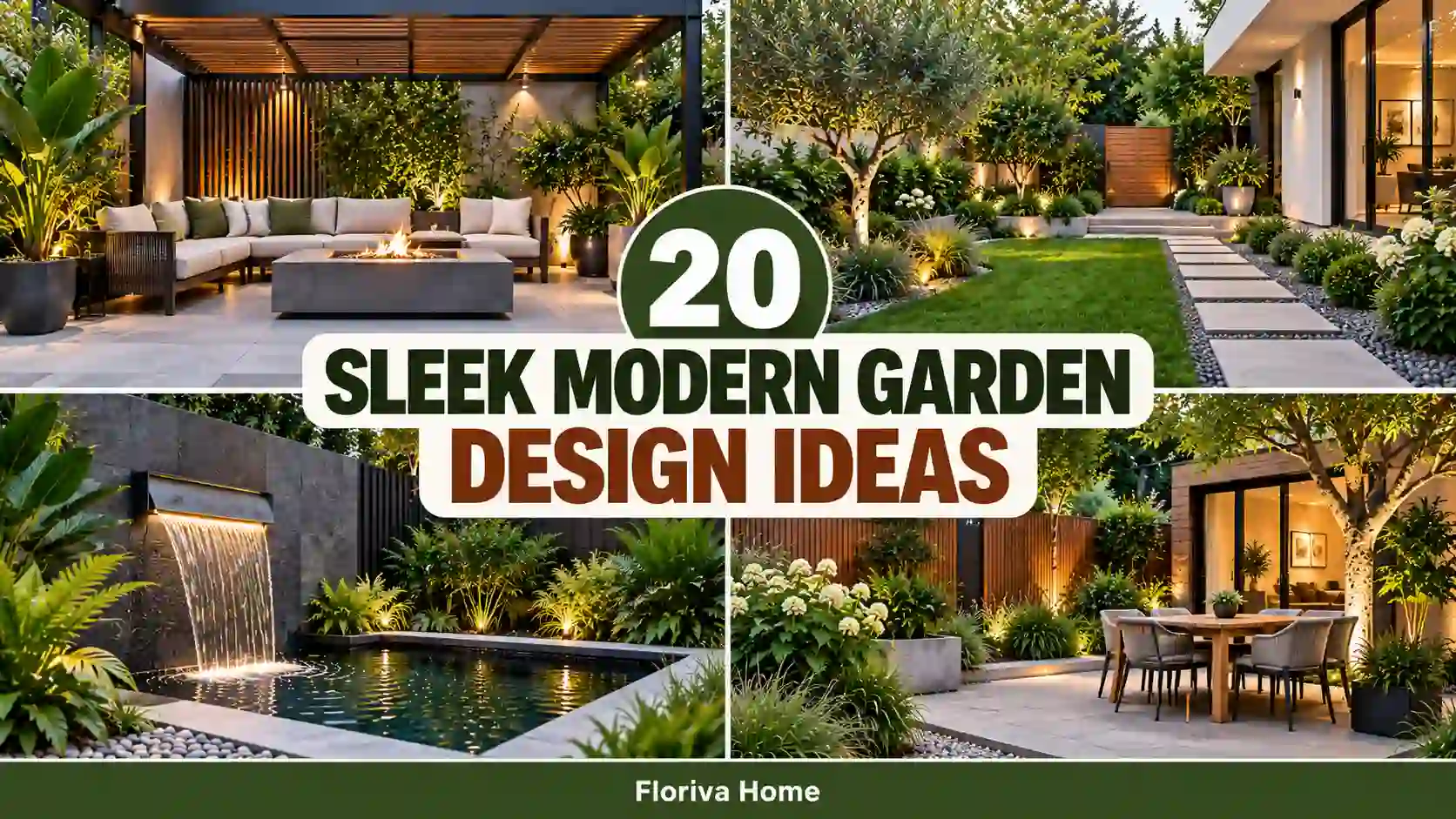 Sleek Modern Garden Design Ideas Worth Trying Now