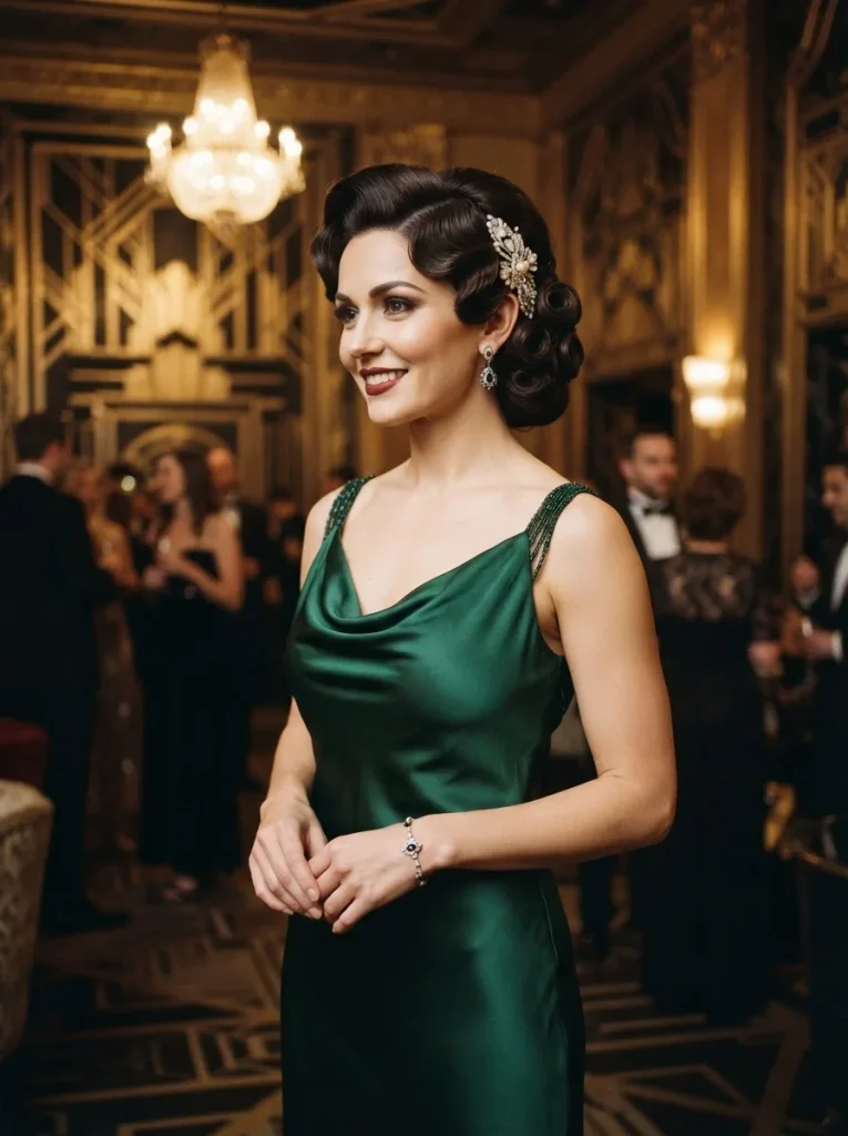 20. Vintage-Inspired Half Up Waves