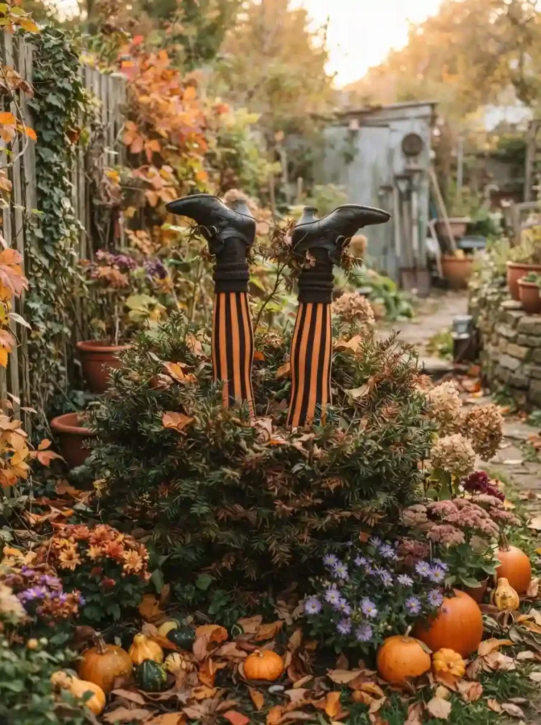 20. Witch Legs in the Garden