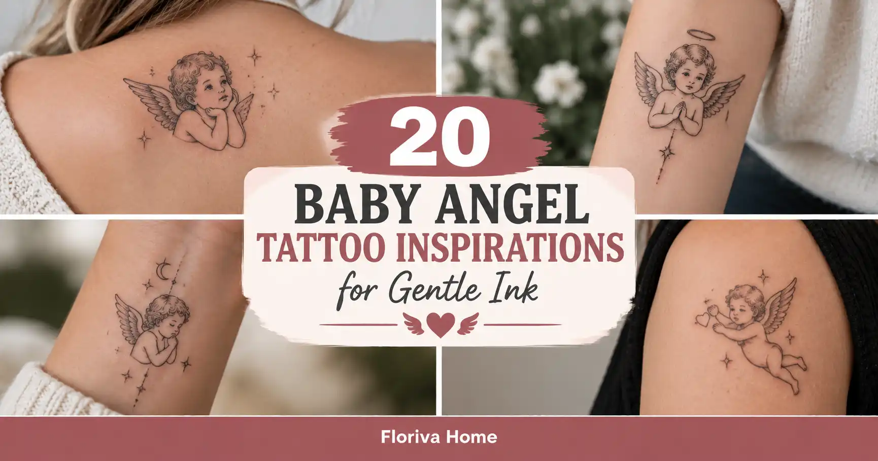 Baby Angel Tattoo Inspirations for Gentle Ink