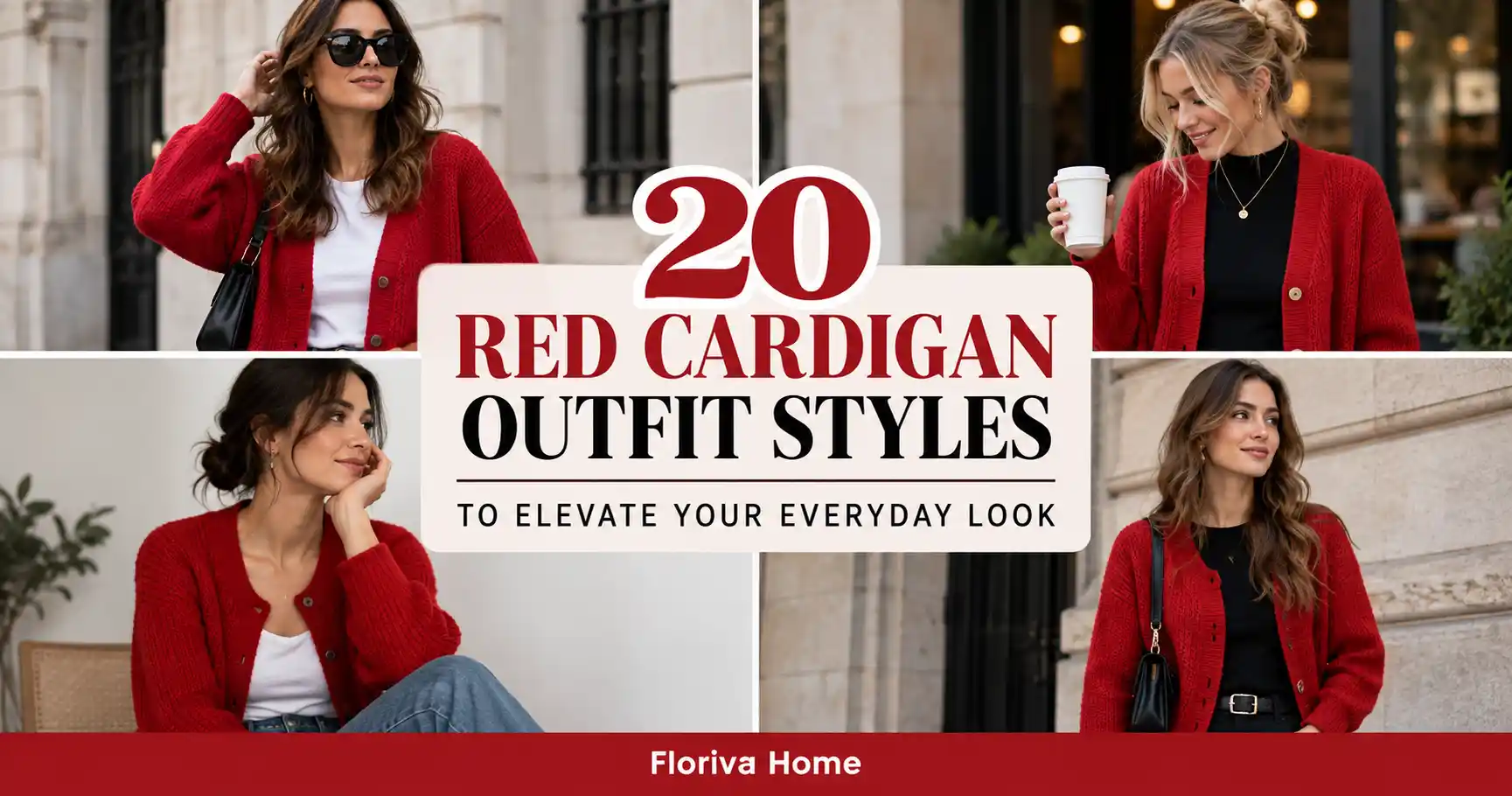 Red Cardigan Outfit Styles to Elevate Your Everyday Look