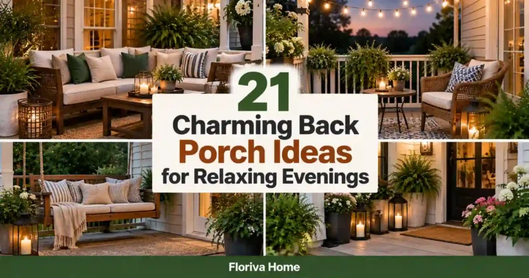 Charming Back Porch Ideas for Relaxing Evenings