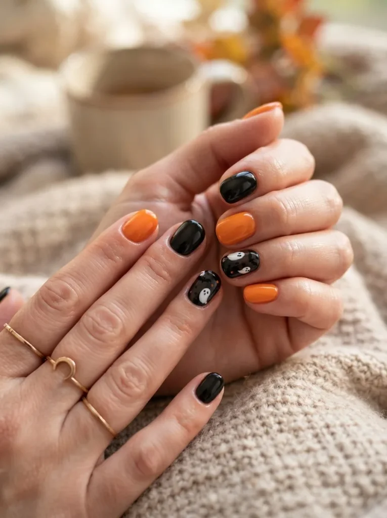21. Classic Black-and-Orange Halloween Mix