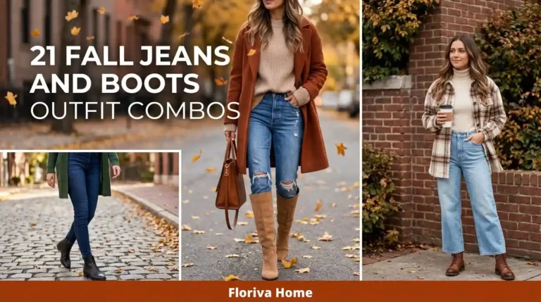 Fall Jeans and Boots Outfit Combos