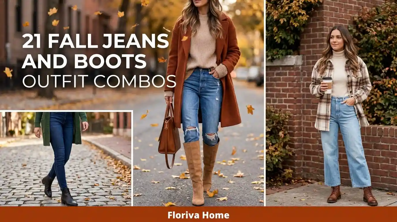 Fall Jeans and Boots Outfit Combos