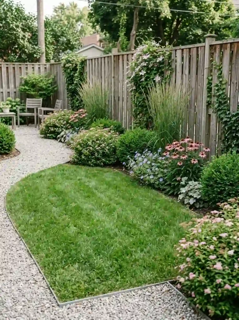21. Keep the design simple with a limited plant palette
