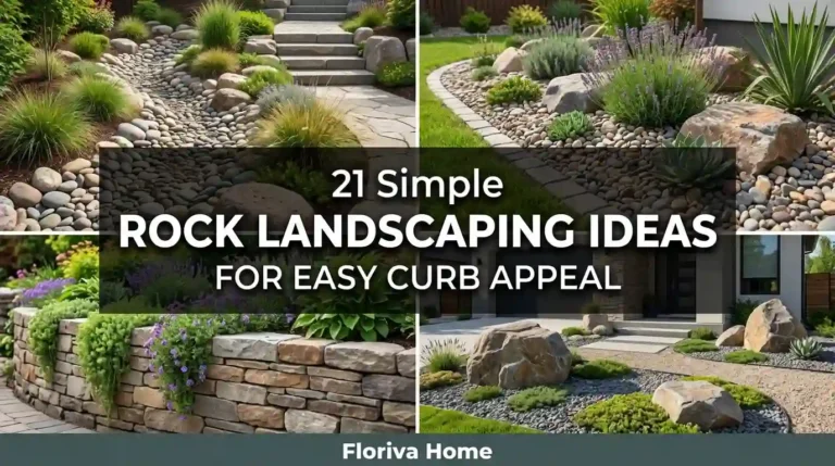 Simple Rock Landscaping Ideas for Easy Curb Appeal